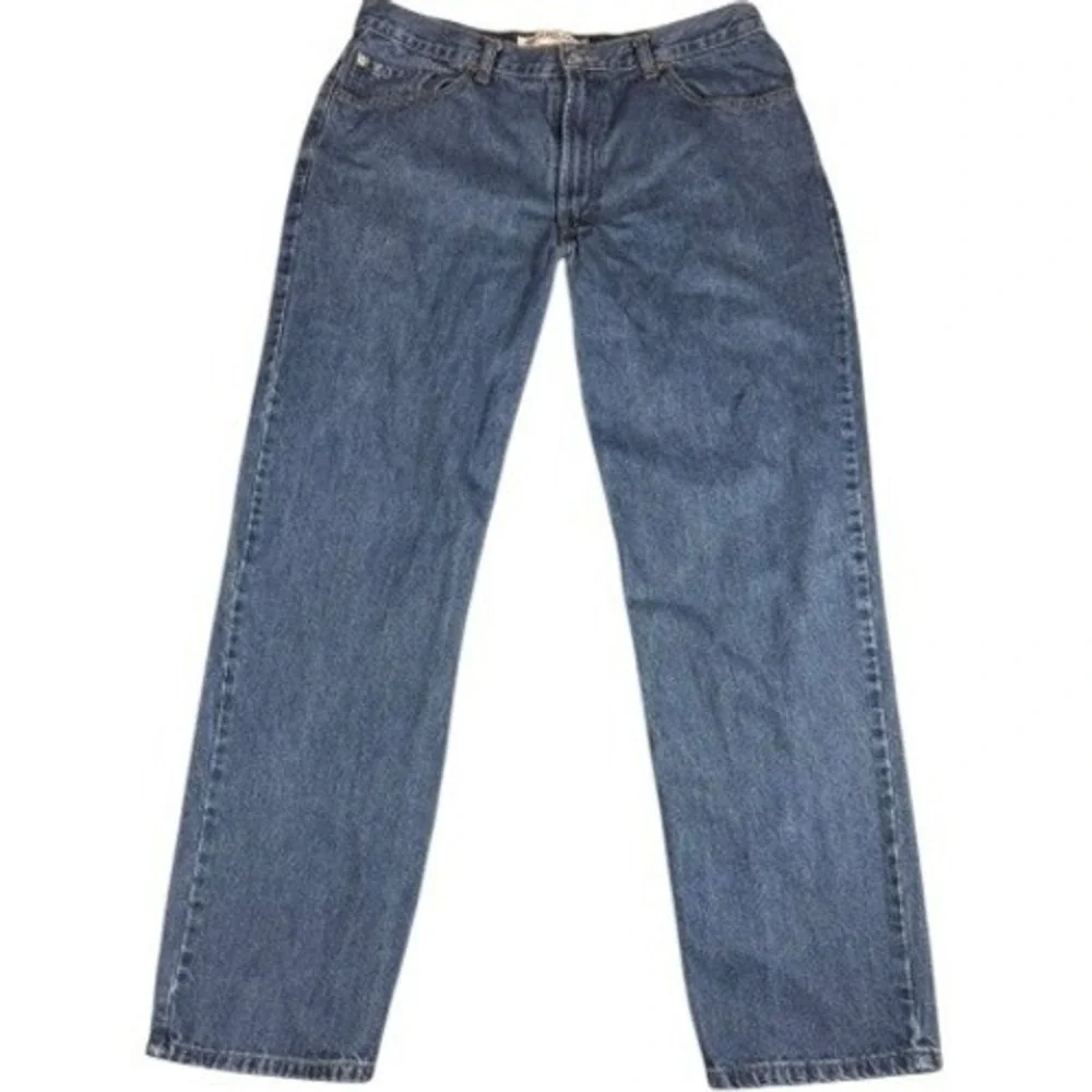Levi's Jeans Mens 38x34 550 Relaxed Fit Tapered‎ Leg Medium Wash Blue Denim